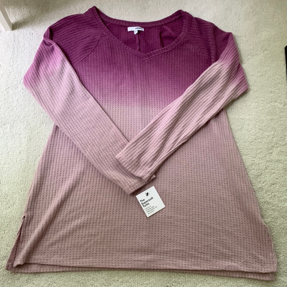 Sonoma Goods for Life Supersoft Waffle V-Neck Tunic